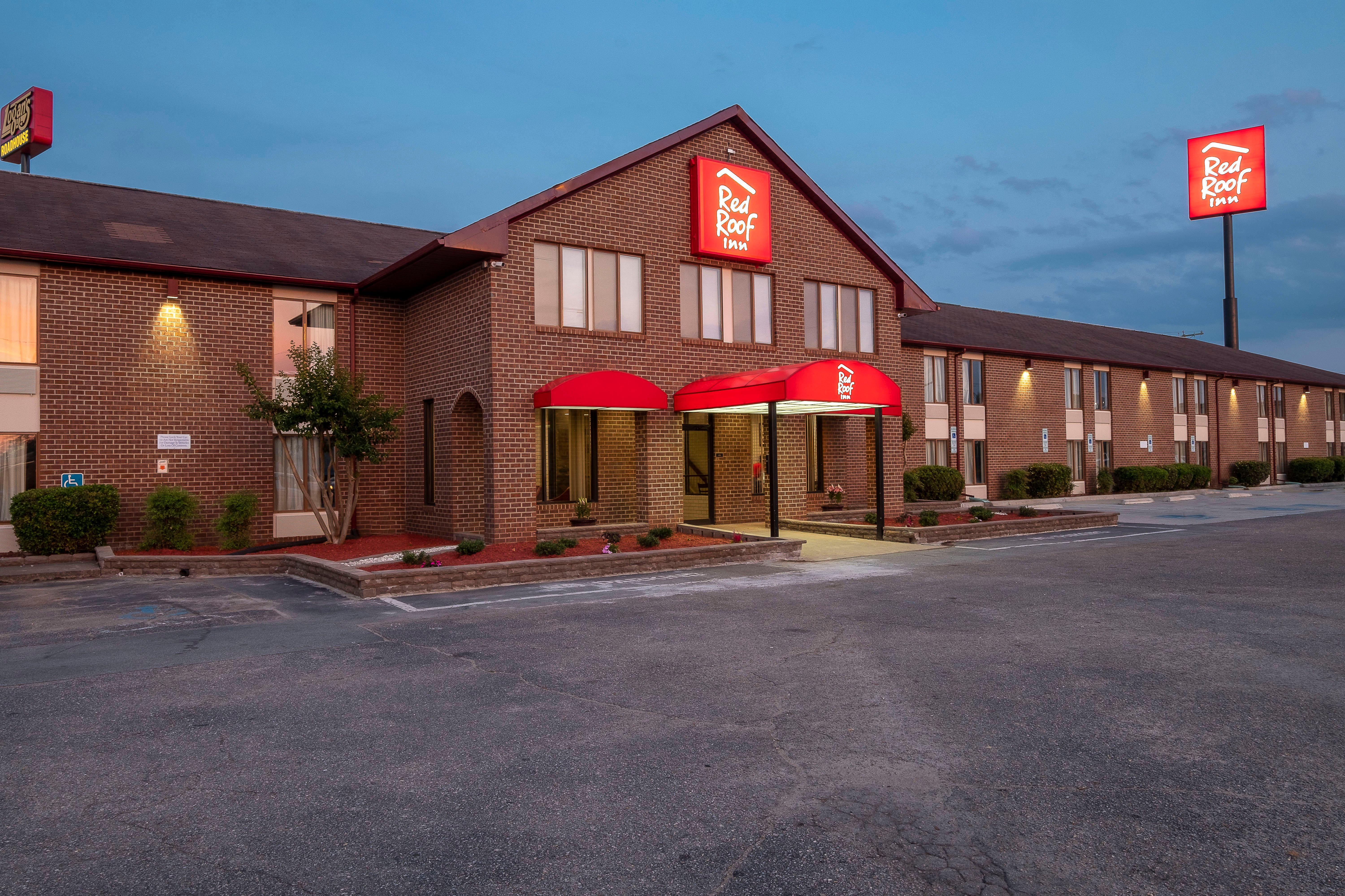 Red Roof Inn Roanoke Rapids Exterior foto